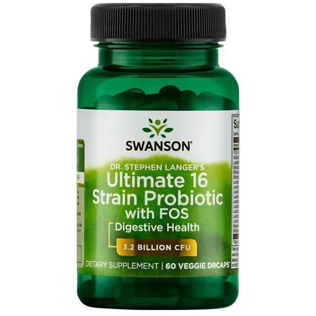 Dr. Stephen Langer's Ultimate 16 Strain Probiotic with FOS Swanson Noop Life