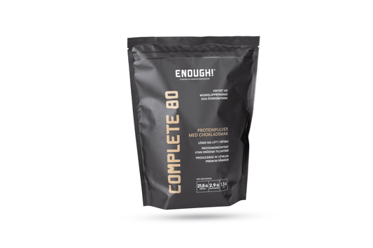 Enough Complete 80 Choklad 1 kg - TRÄNING & PERFORMANCE BUTIKEN