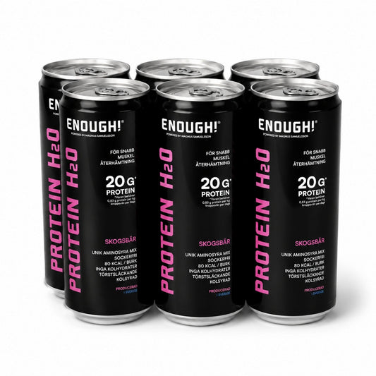 Enough Proteinvatten Skogsbär 6-pack - TRÄNING & PERFORMANCE BUTIKEN