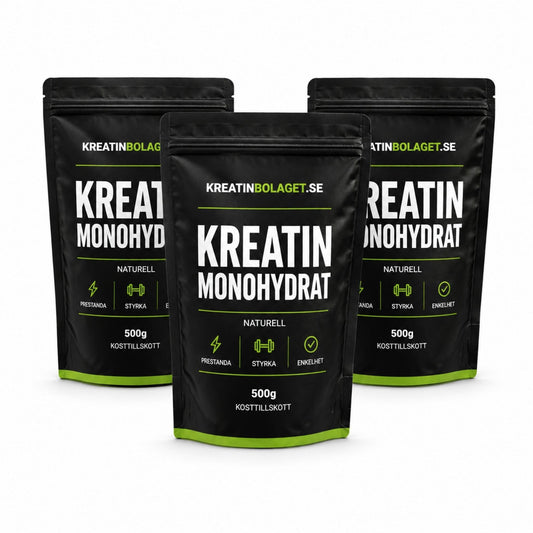 Kreatin Monohydrat 1,5 kg - TRÄNING & PERFORMANCE BUTIKEN