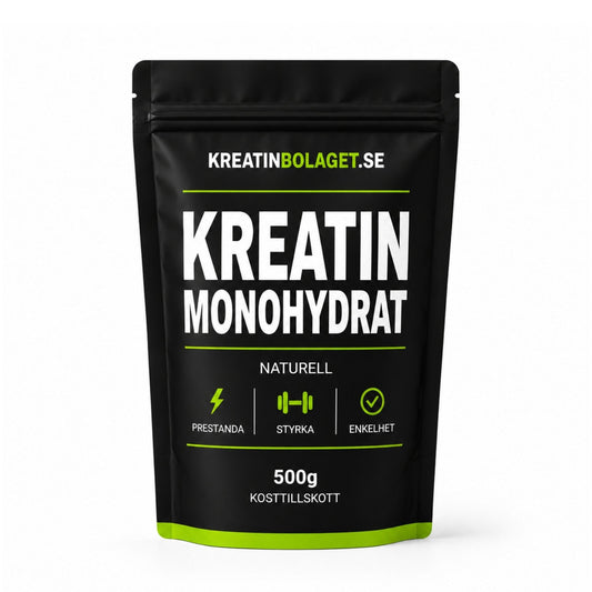 Kreatin Monohydrat 500 g - TRÄNING & PERFORMANCE BUTIKEN