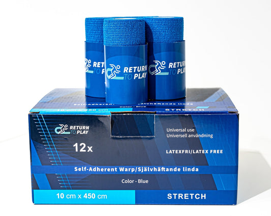 Självhäftande Linda 12 - pack Blå - TRÄNING & PERFORMANCE BUTIKEN