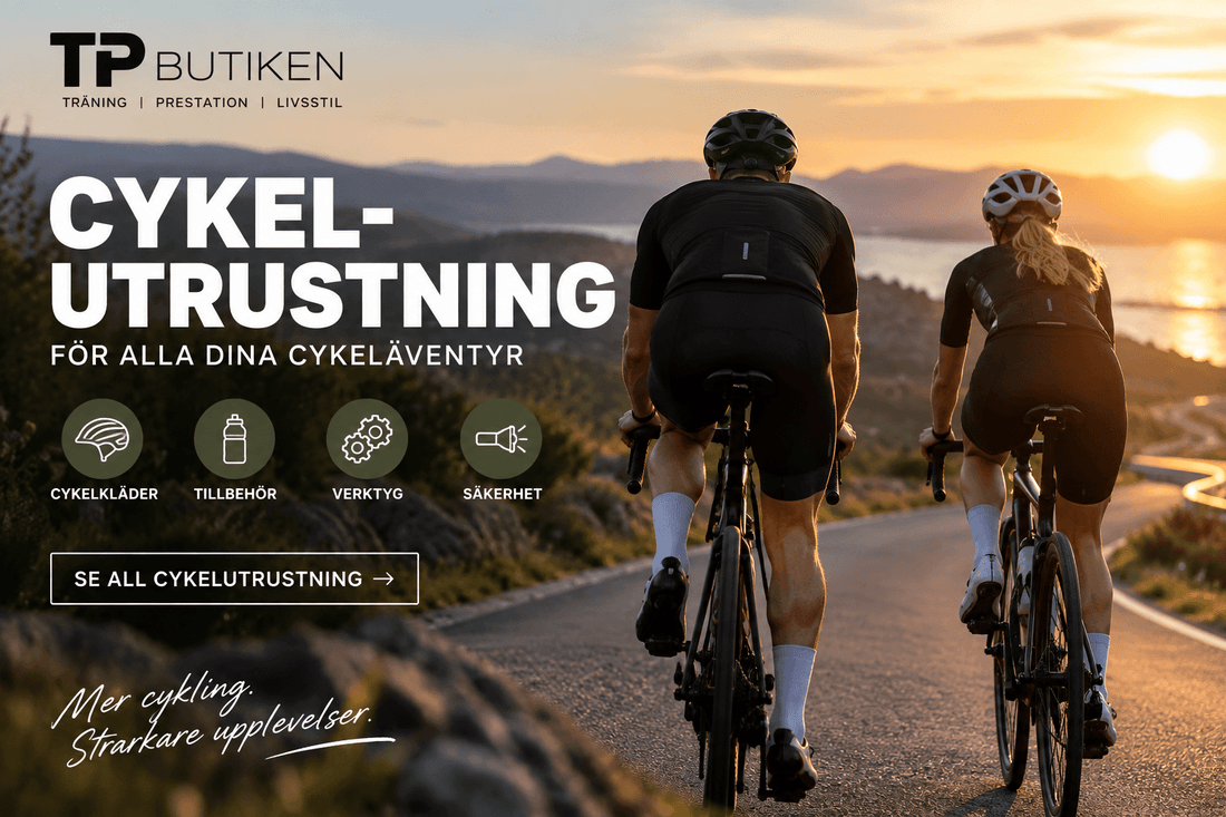 Cykelutrustning – Cykeltillbehör för Träning & Cykling | TPbutiken - TRÄNING & PERFORMANCE BUTIKEN