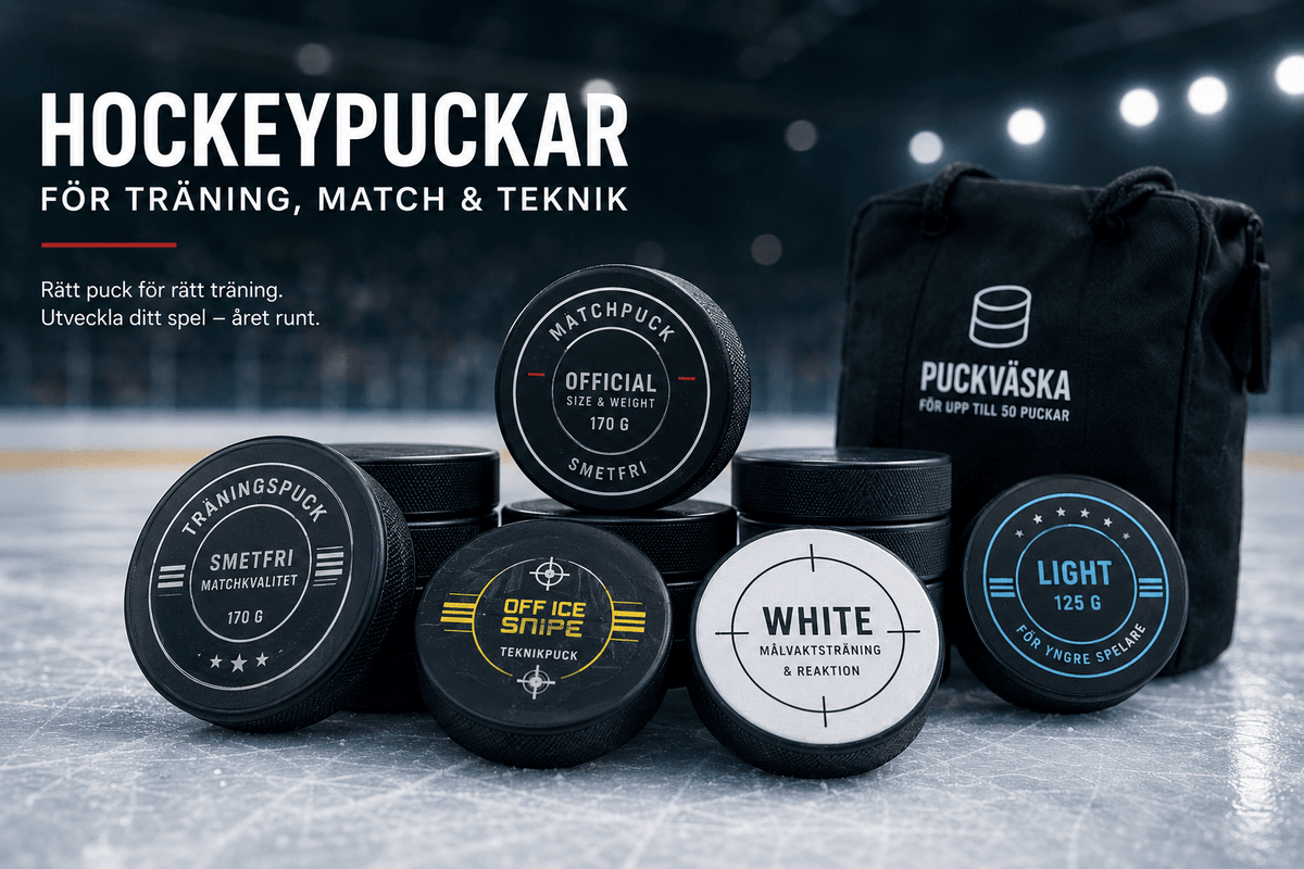 Hockeypuckar – så väljer du rätt puck för träning, match och teknik - TRÄNING & PERFORMANCE BUTIKEN