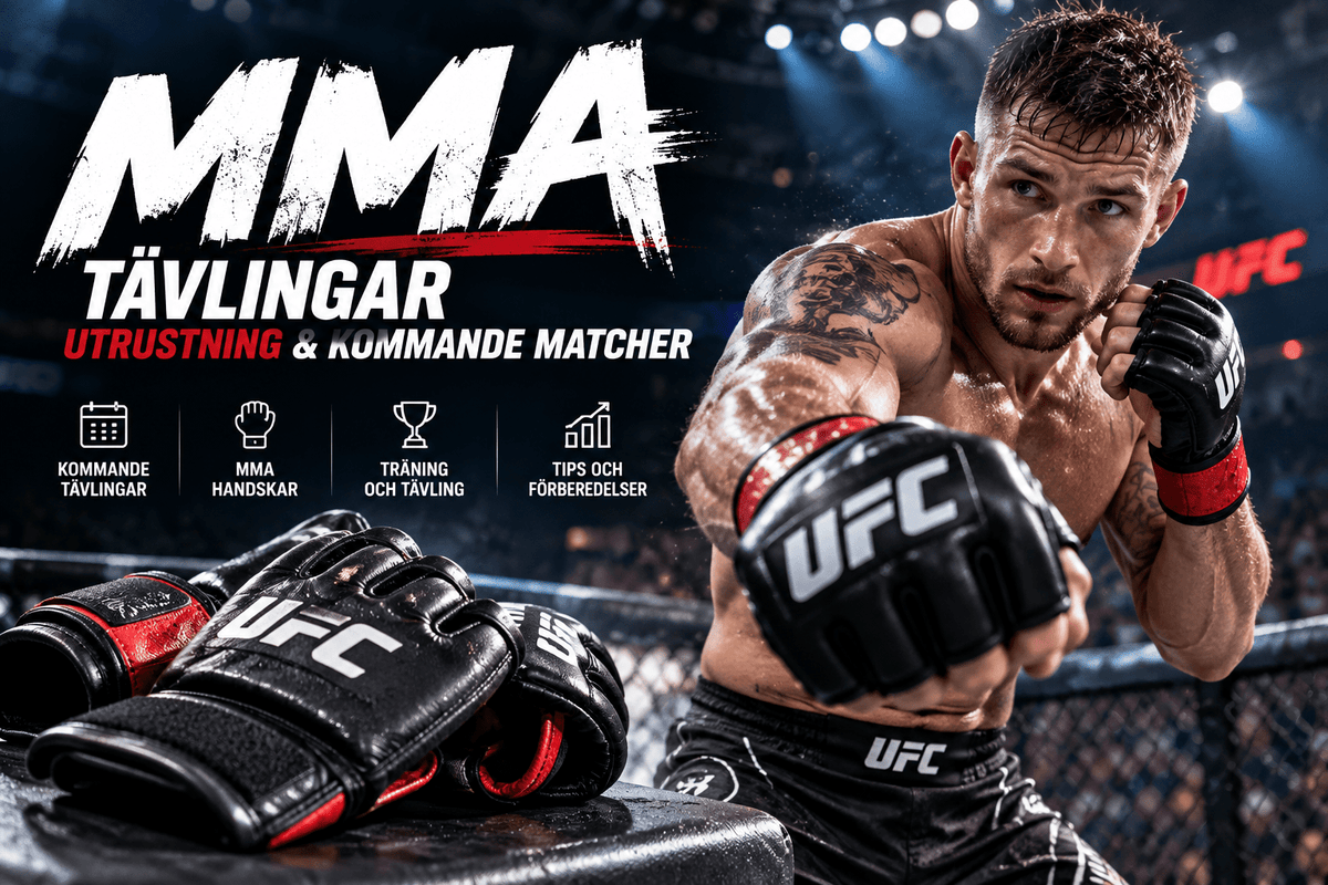 MMA – Tävlingar, MMA-handskar &amp; kommande matcher - TRÄNING & PERFORMANCE BUTIKEN