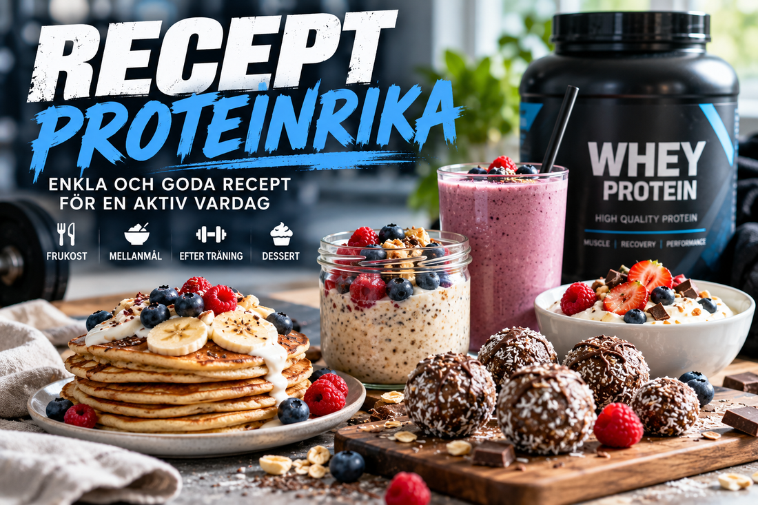 Recept proteinrika – 5 enkla och goda recept - TRÄNING & PERFORMANCE BUTIKEN