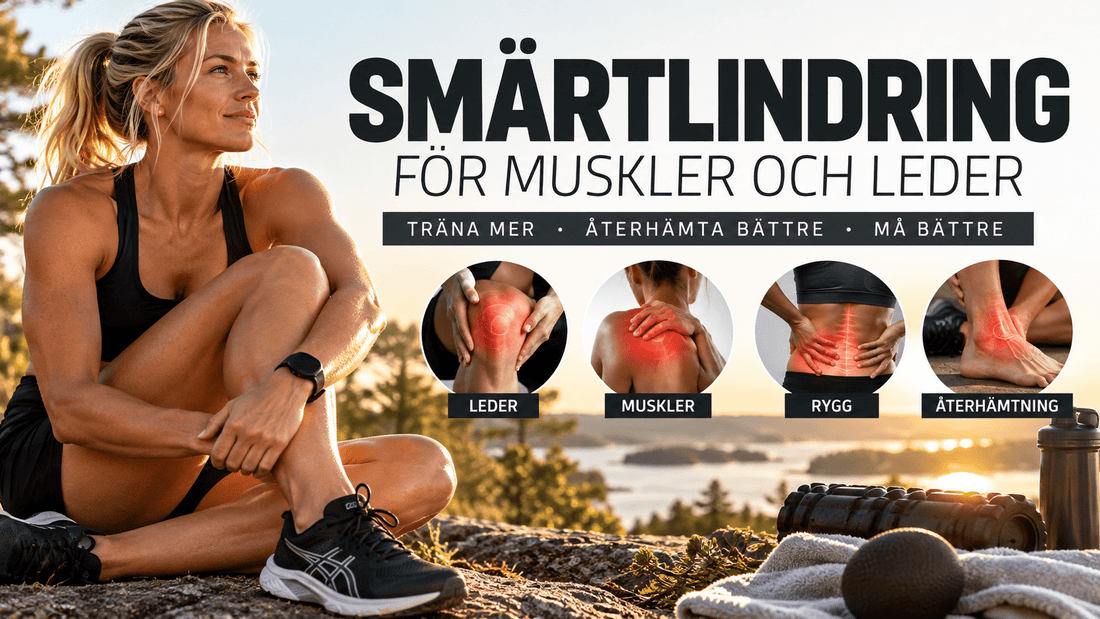 Smärtlindring – tips för muskler och leder - TRÄNING & PERFORMANCE BUTIKEN