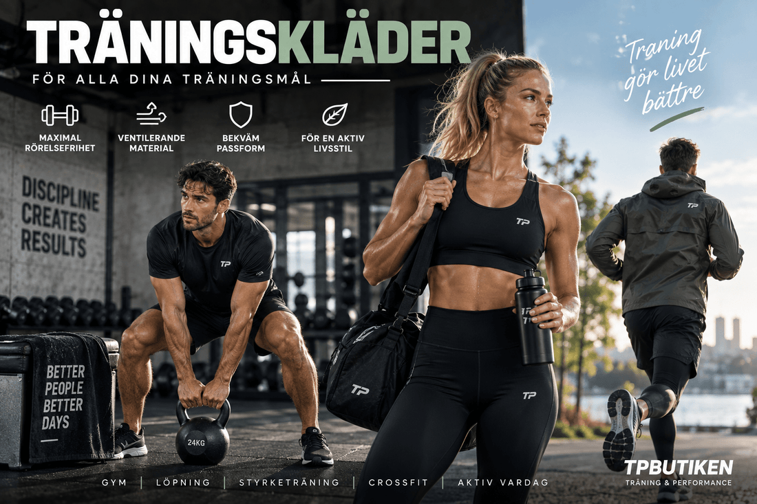 Träningskläder – Guide till rätt träningskläder - TRÄNING & PERFORMANCE BUTIKEN