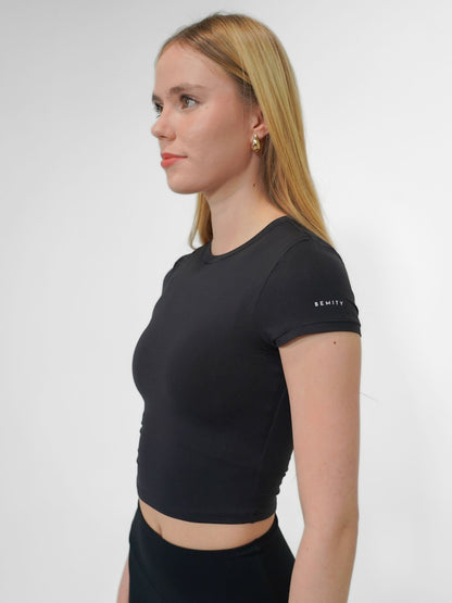 BEMITY CROP Tränings T-shirt