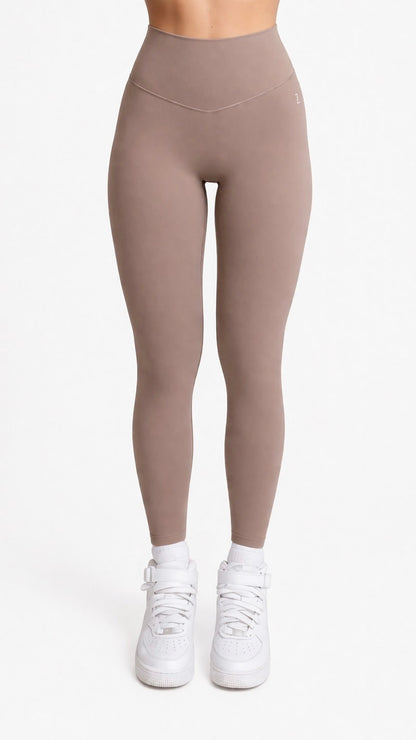 NOIR Yoga Leggings Brown