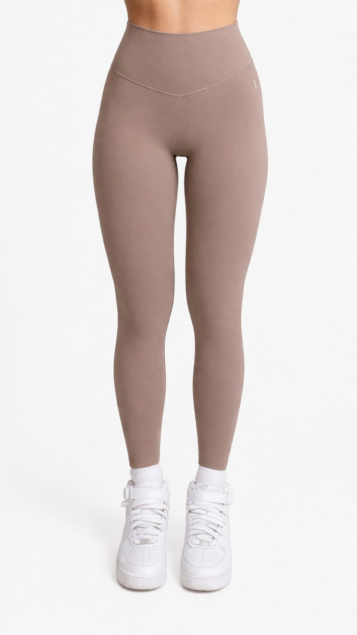 NOIR Yoga Leggings Brown