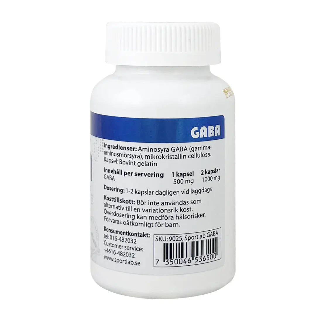 GABA Sportlab 120 Kapslar Noop Life