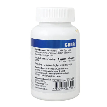 GABA Sportlab 120 Kapslar Noop Life