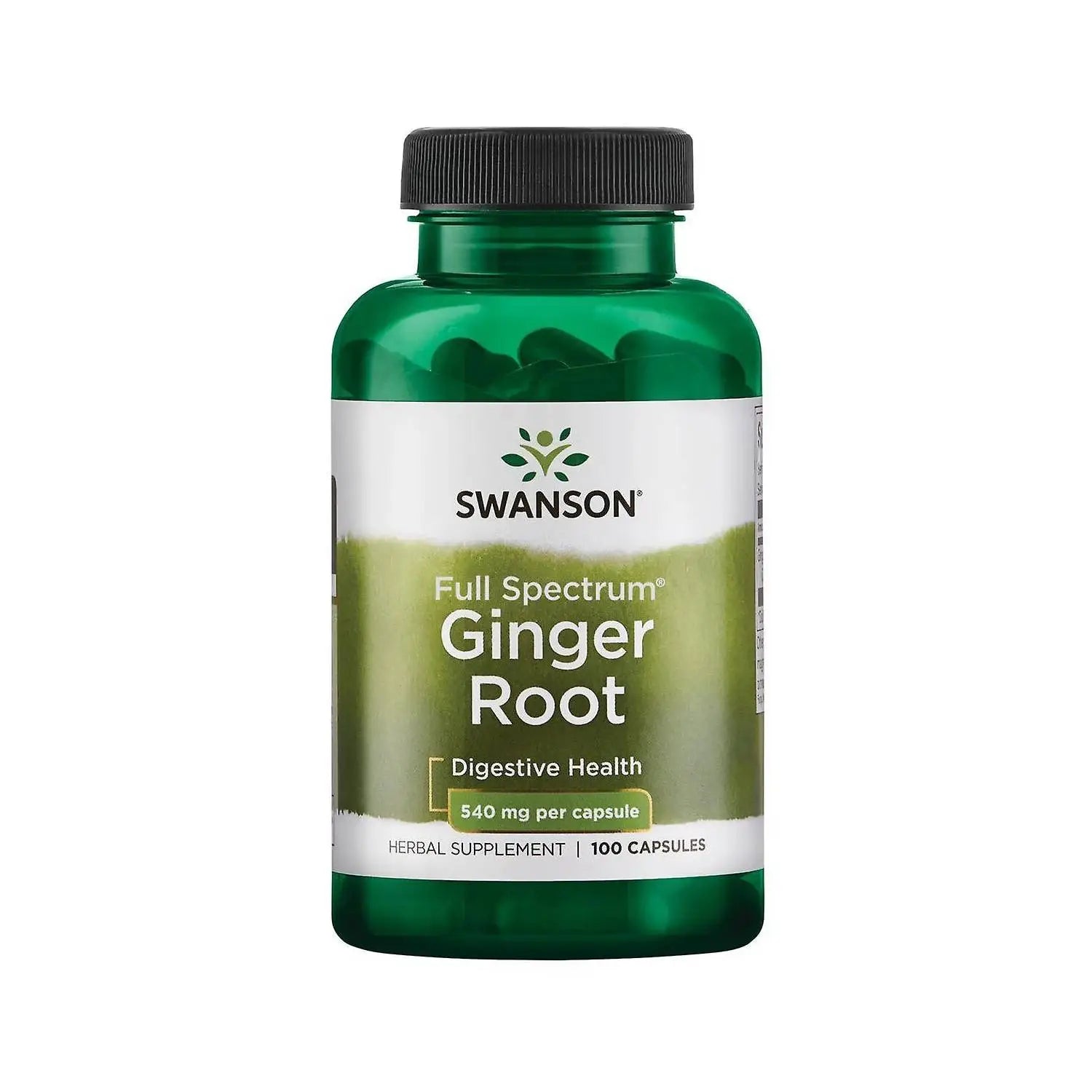 Ginger Root, Ingefärarot 540 MG 100 Kapslar Swanson Noop Life