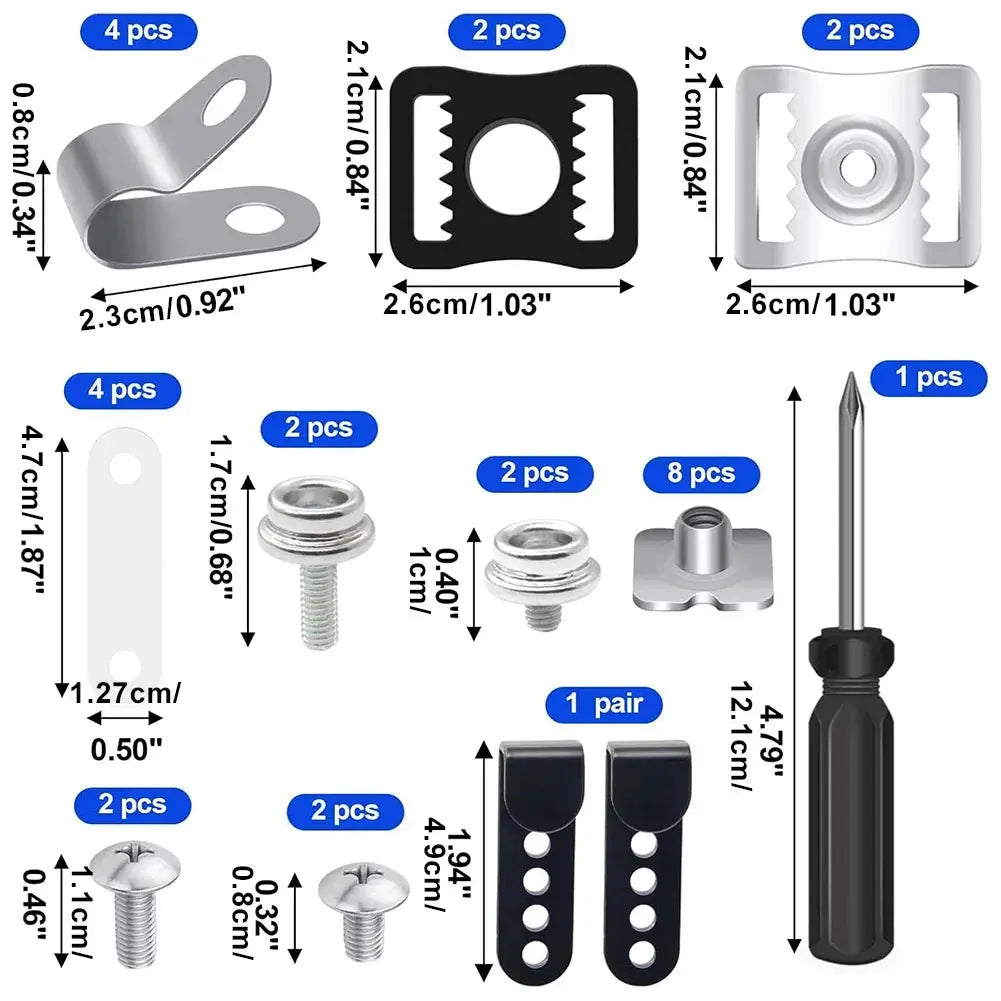 Hockeyhjälms reparationskit 31 delar TRÄNING & PERFORMANCE BUTIKEN
