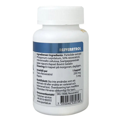 Resveratrol SPORTLAB 60 Kapslar Noop Life