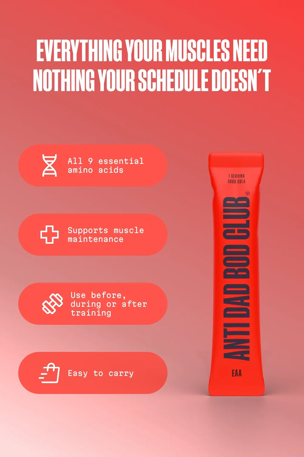 EAA Amino Acids - Sour Cola 15 förpackningar