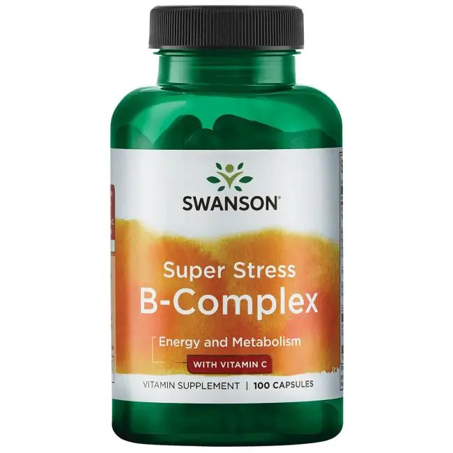Super Stress B-Complex with Vitamin C Swanson Noop Life