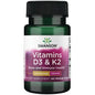 Swanson - Vitamins D3 & K2 - 60 Capsules Noop Life