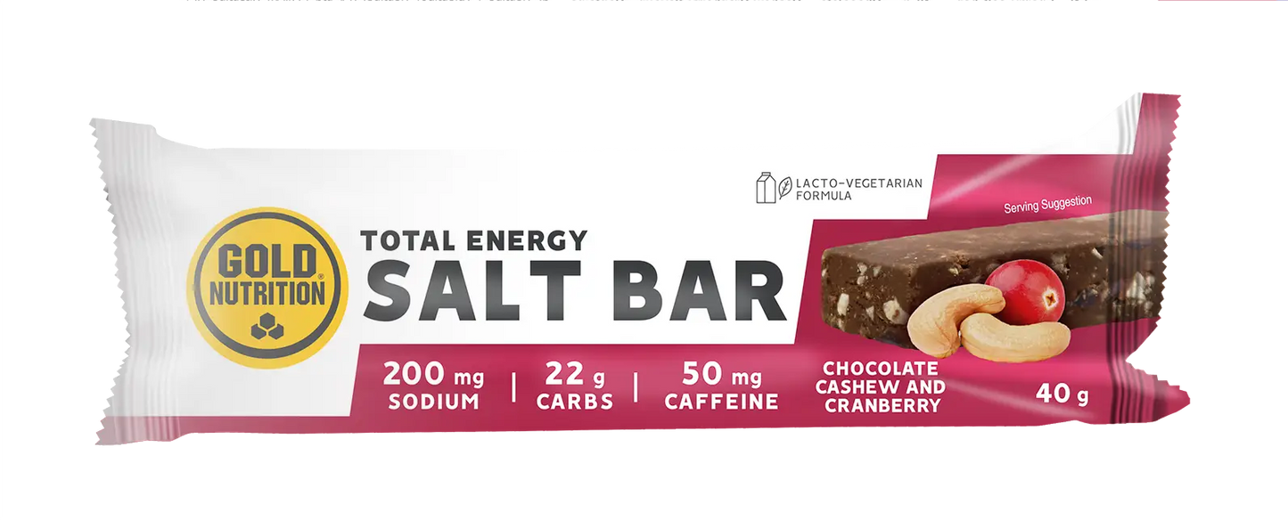 TOTAL ENERGY SALT BAR – Salta energibars för uthållighet och fokus GoldNutrition.se