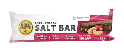 TOTAL ENERGY SALT BAR – Salta energibars för uthållighet och fokus GoldNutrition.se