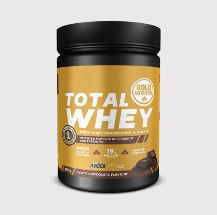 TOTAL WHEY PROTEIN - För dig som vill ha definerade muskler och ett bättre näringsupptag GoldNutrition.se