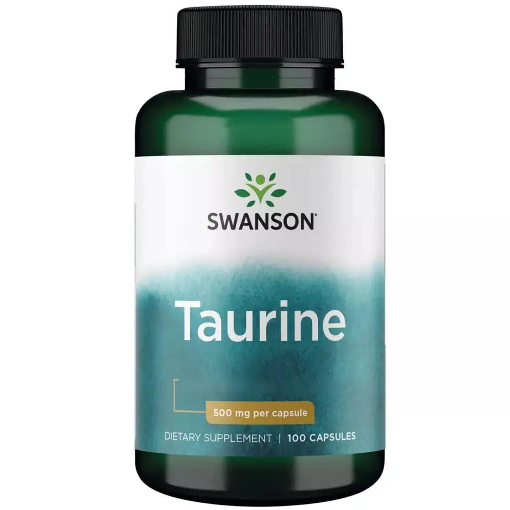 Taurine 500 mg 100 Kapslar Swanson Noop Life