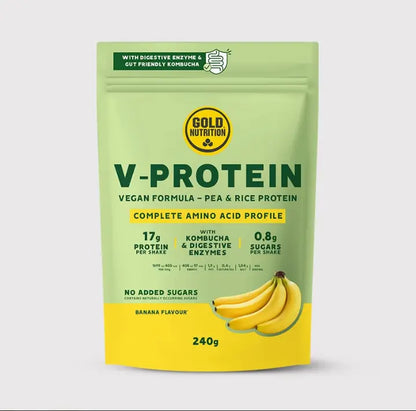 V-PROTEIN  – Växtbaserat protein med extra stöd för magen GoldNutrition.se