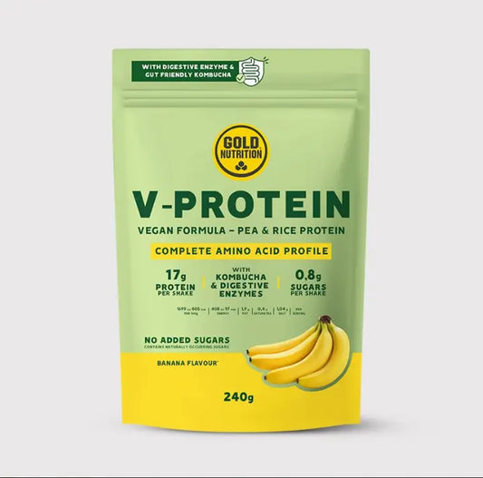 V-PROTEIN  – Växtbaserat protein med extra stöd för magen GoldNutrition.se