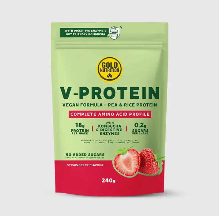 V-PROTEIN  – Växtbaserat protein med extra stöd för magen GoldNutrition.se
