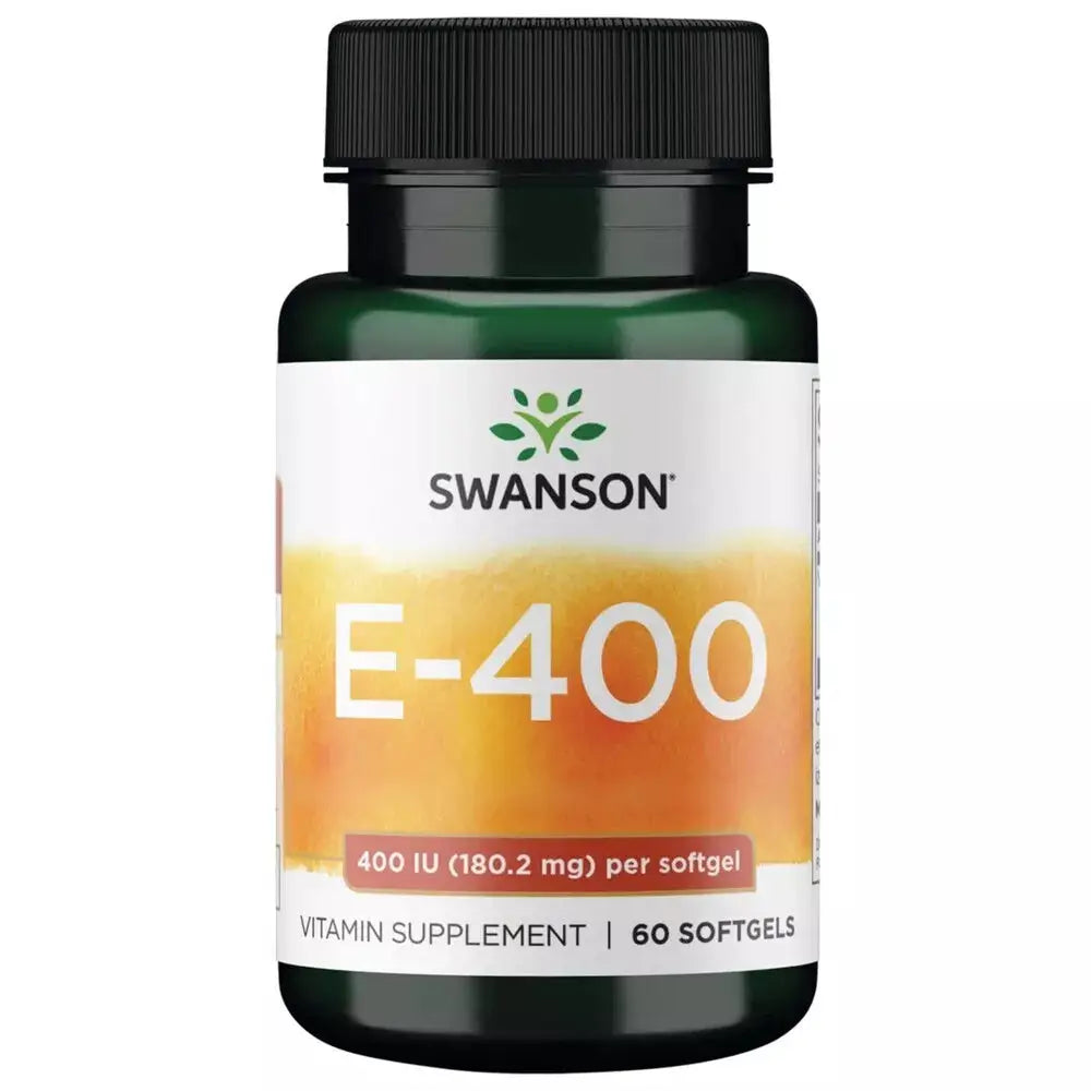 Vitamin E 400 IU 60 softgels Swanson Noop Life