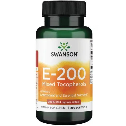 Vitamin E Mixed Tocopherols, 400 IU - 100 softgels Swanson Noop Life