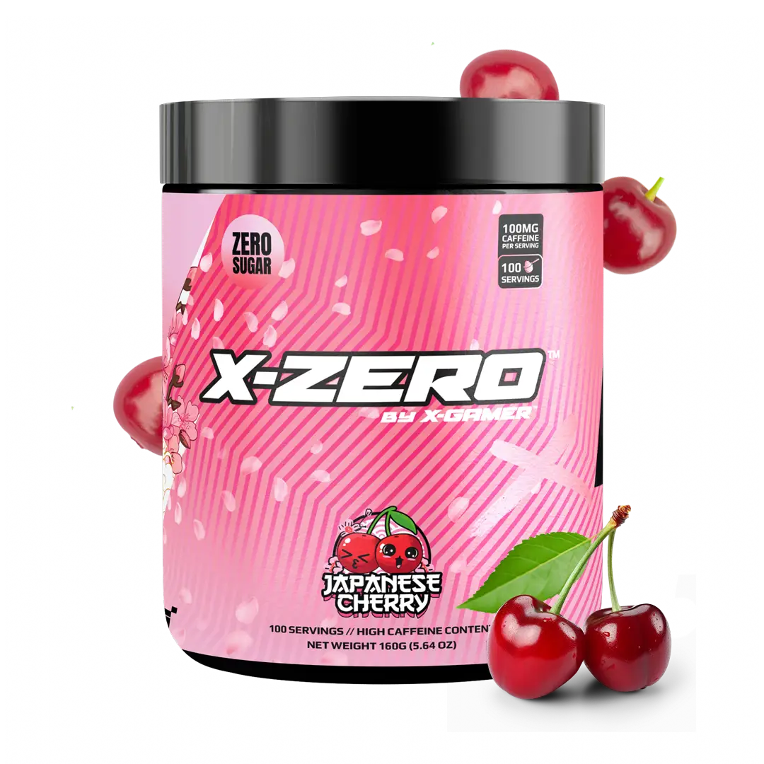 X-Zero Japanese Cherry – Sockerfri Energidryck (100 portioner) Swedish Pharma Nutrition