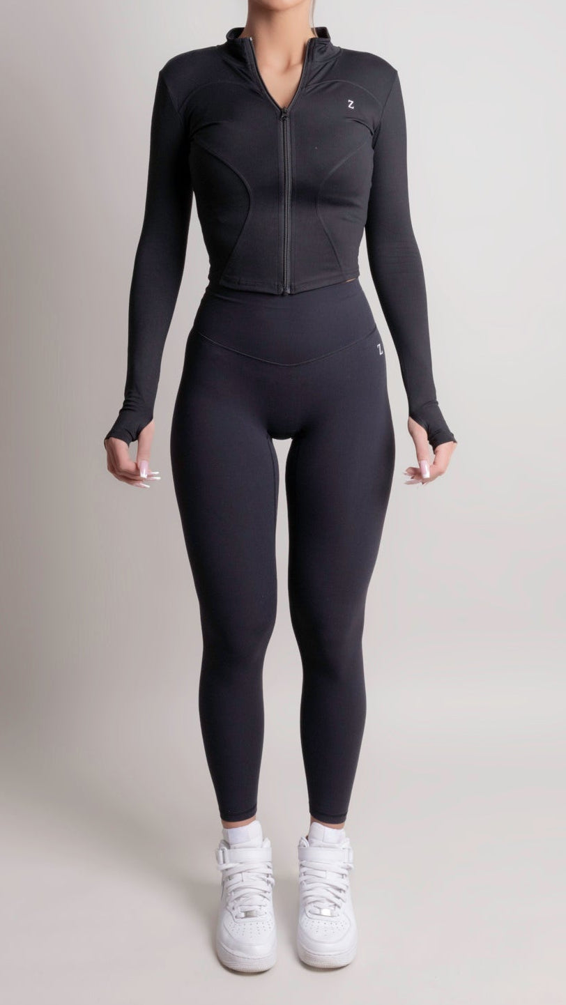 NOIR Zip Jacket Black