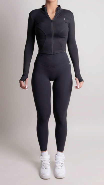 NOIR Zip Jacket Black