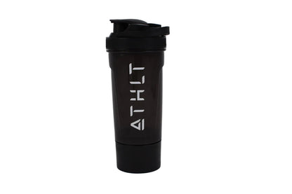 ATHLT gym shaker 700ml med förvaring - smart gym flaska - TRÄNING & PERFORMANCE BUTIKEN