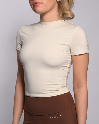 BEMITY CROP Tränings T-shirt - TRÄNING & PERFORMANCE BUTIKEN