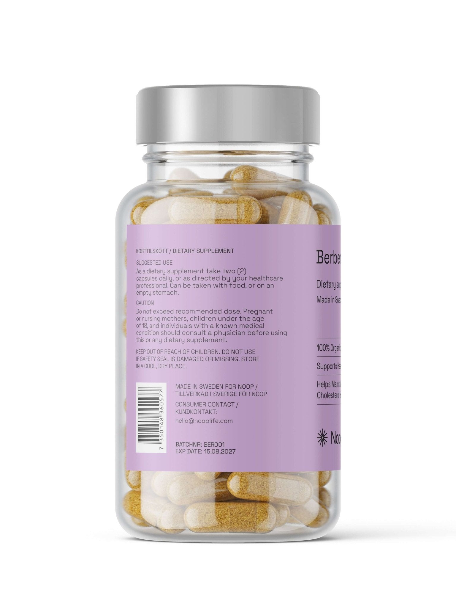 Berberine Noop - TRÄNING & PERFORMANCE BUTIKEN