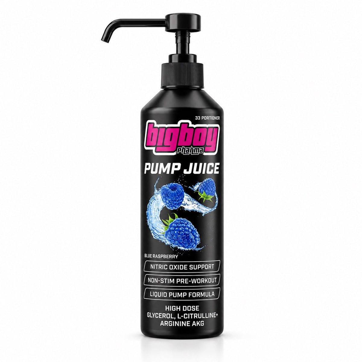 BigBoy Pharma Pump Zero Stim Pre Workout 500ml - TRÄNING & PERFORMANCE BUTIKEN