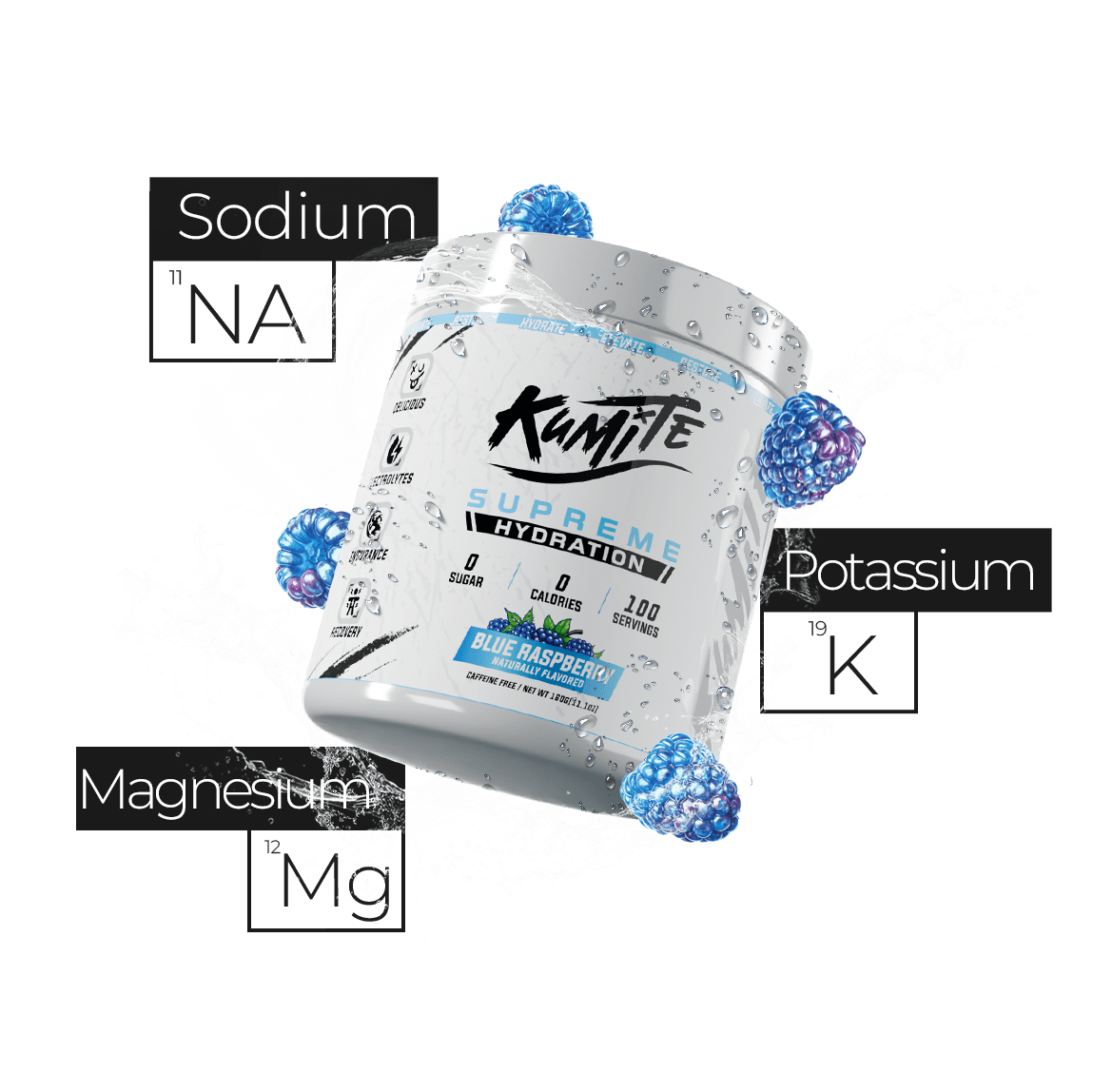 Blue Raspberry (100 servings) - TRÄNING & PERFORMANCE BUTIKEN