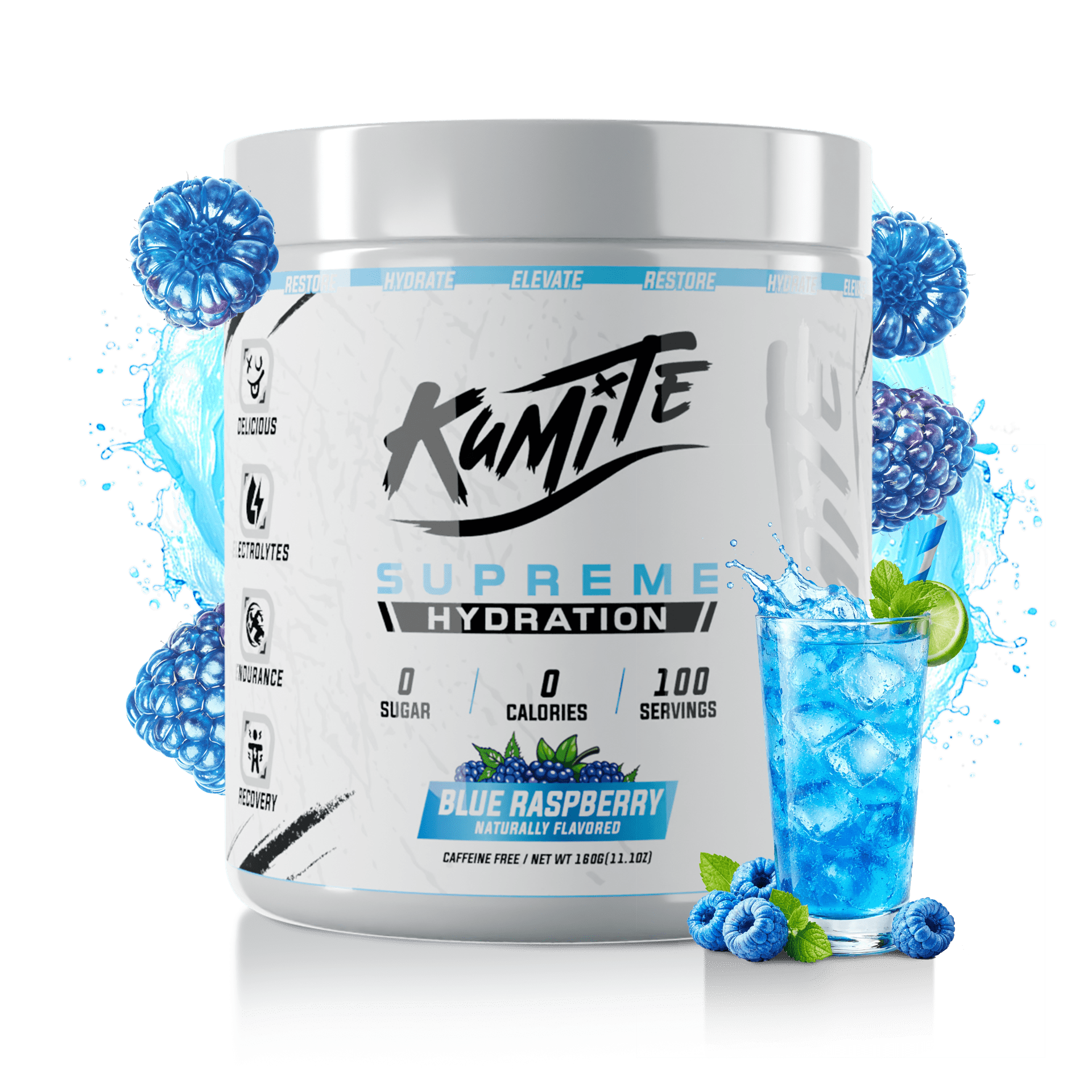 Blue Raspberry (100 servings) - TRÄNING & PERFORMANCE BUTIKEN