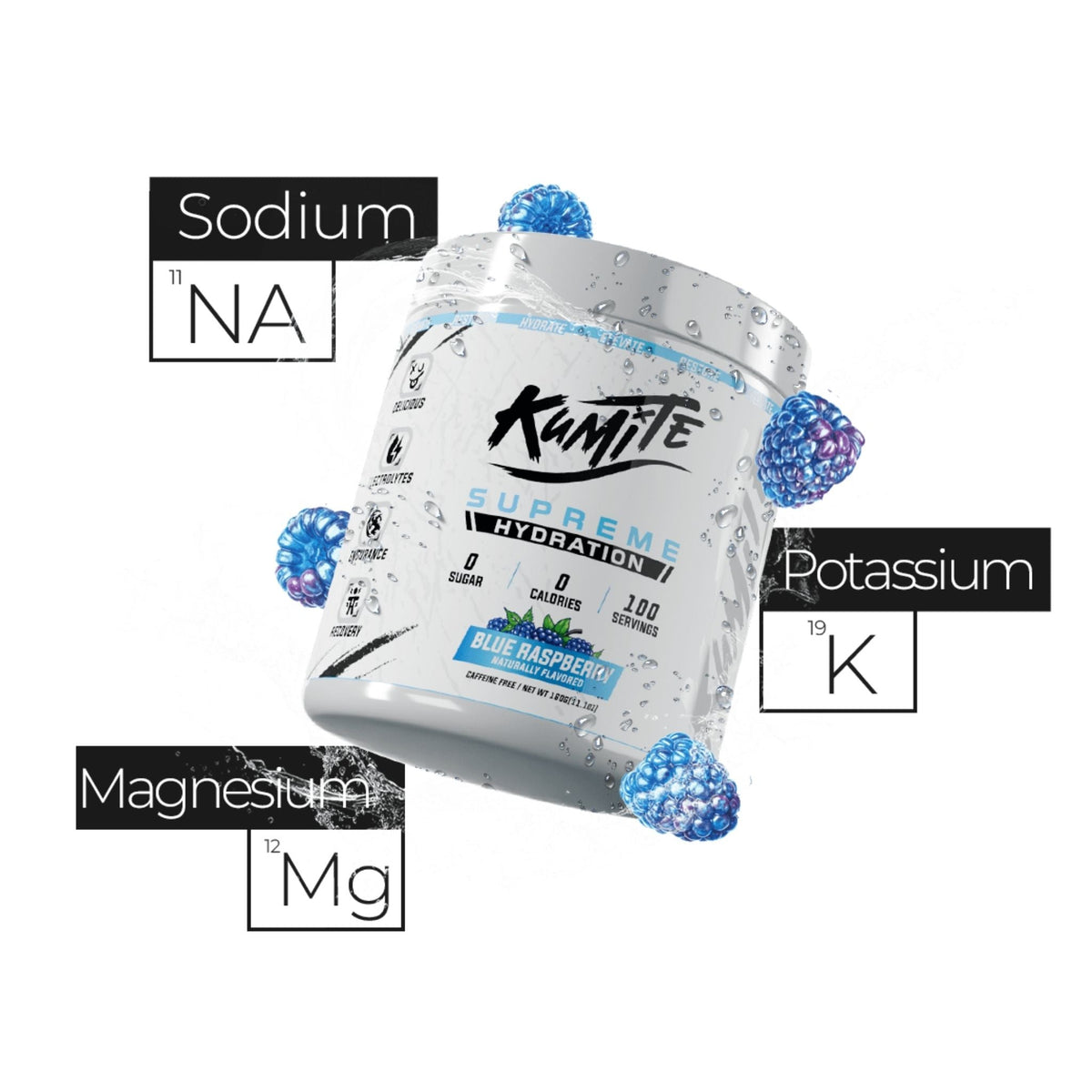 Blue Raspberry (100 servings) - TRÄNING & PERFORMANCE BUTIKEN
