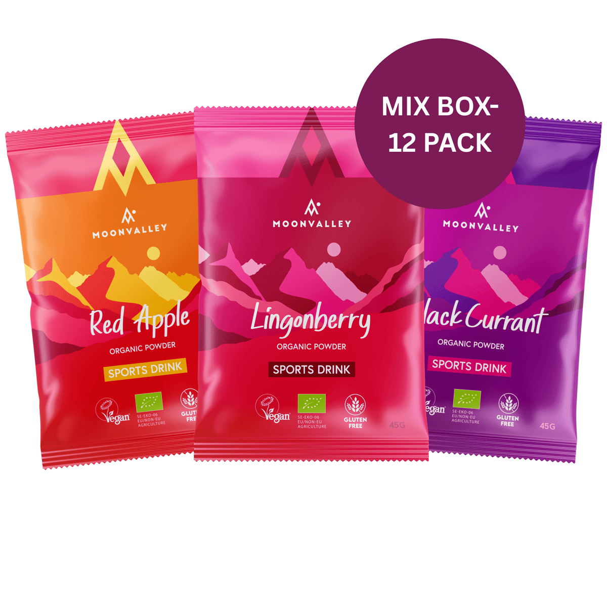 Ekologisk Sportdryck Mixlåda 12-pack - TRÄNING & PERFORMANCE BUTIKEN