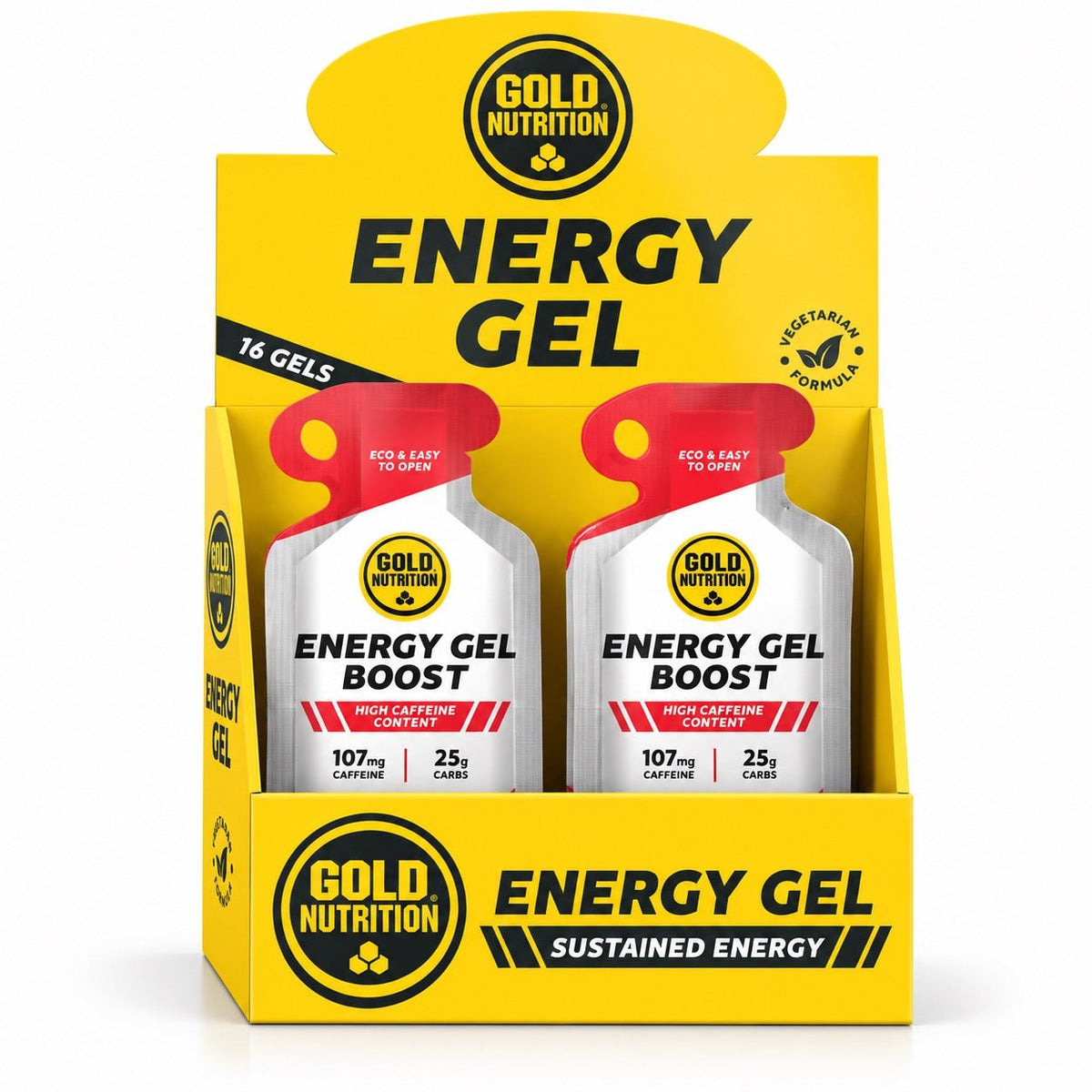 ENERGY GEL BOOST - Obegränsad explosiv energi, 16-pack - TRÄNING & PERFORMANCE BUTIKEN