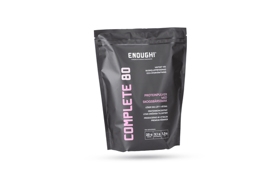 Enough Complete 80 Skogsbär 1 kg - TRÄNING & PERFORMANCE BUTIKEN