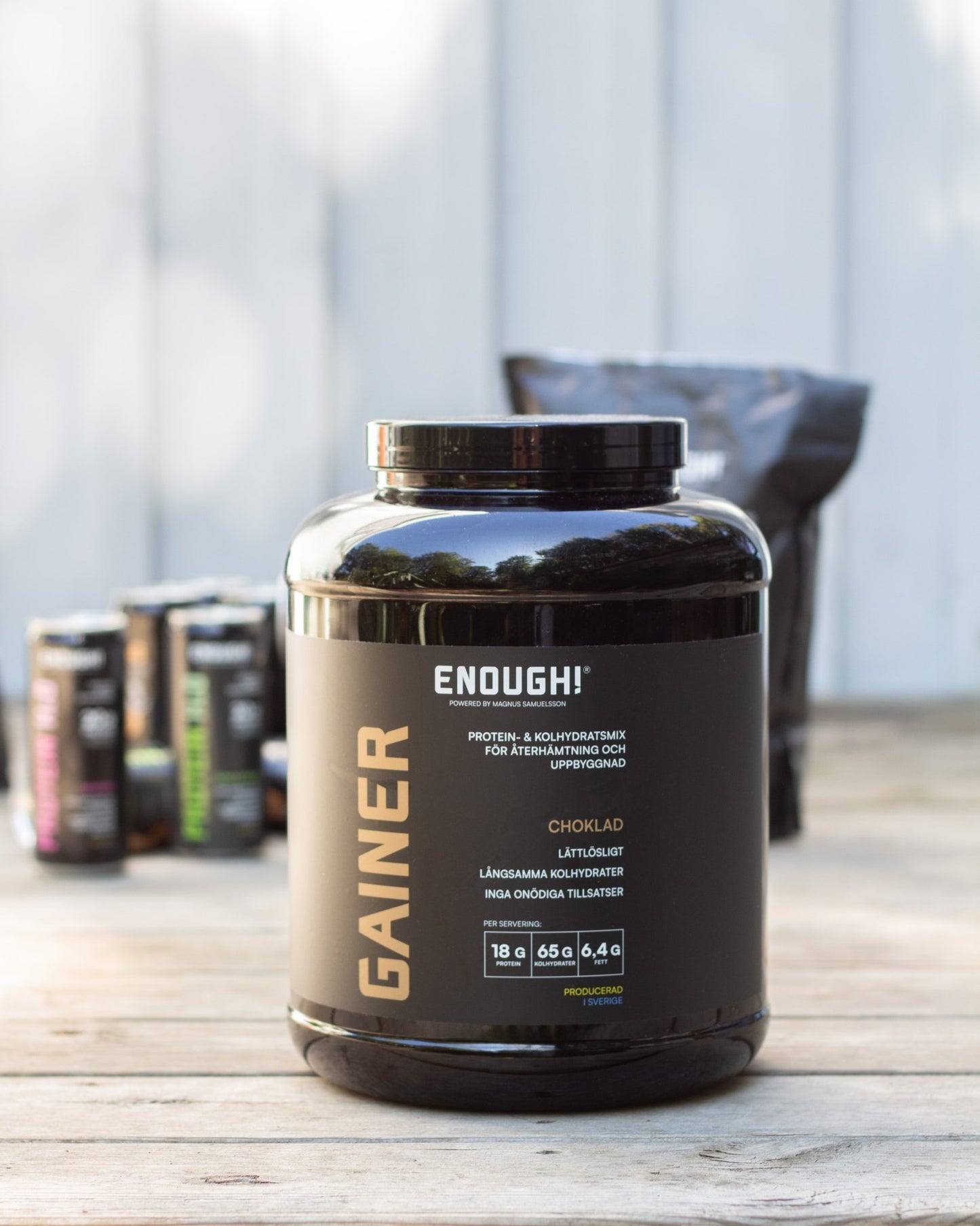 Enough Gainer Choklad 2 kg - TRÄNING & PERFORMANCE BUTIKEN