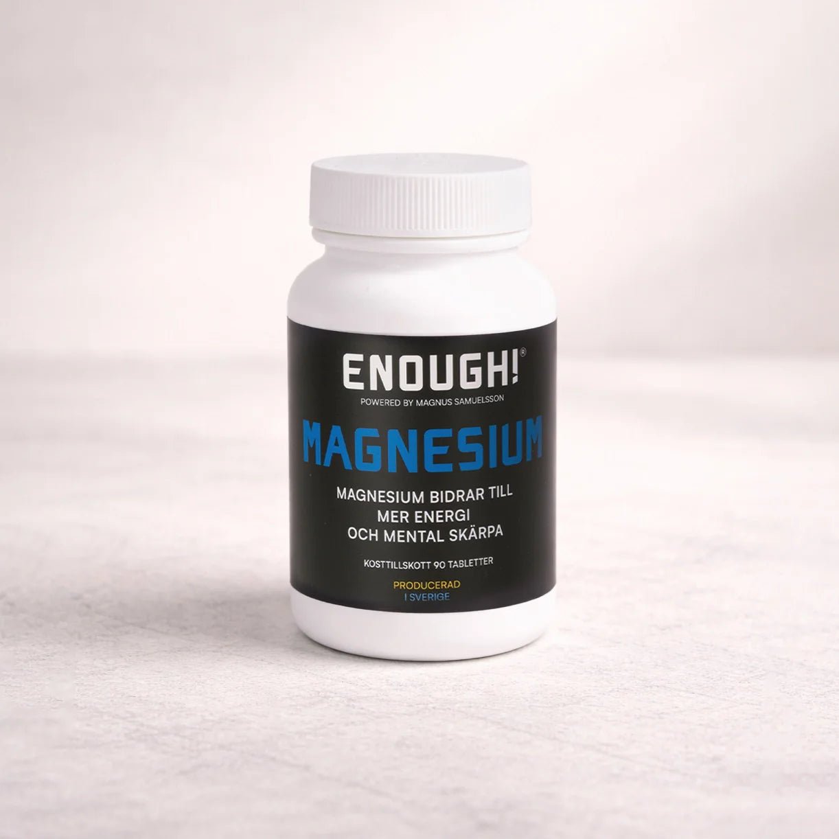 Enough Magnesium 220 mg 90 st - TRÄNING & PERFORMANCE BUTIKEN