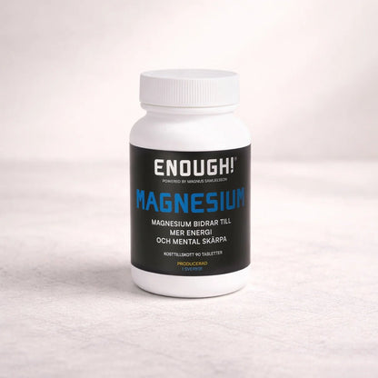 Enough Magnesium 220 mg 90 st - TRÄNING & PERFORMANCE BUTIKEN