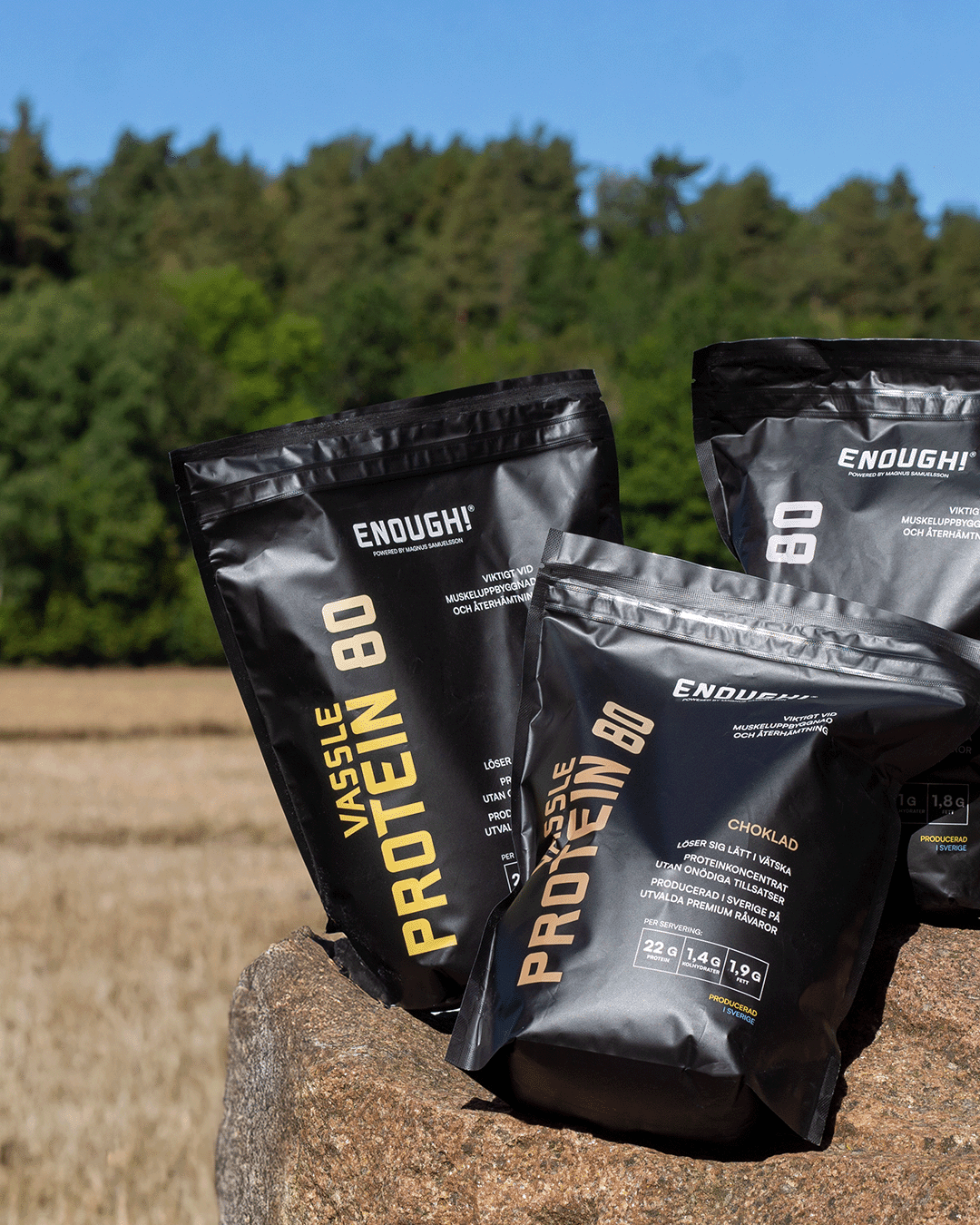 Enough Proteinkoncentrat 80 Choklad 1 kg - TRÄNING & PERFORMANCE BUTIKEN