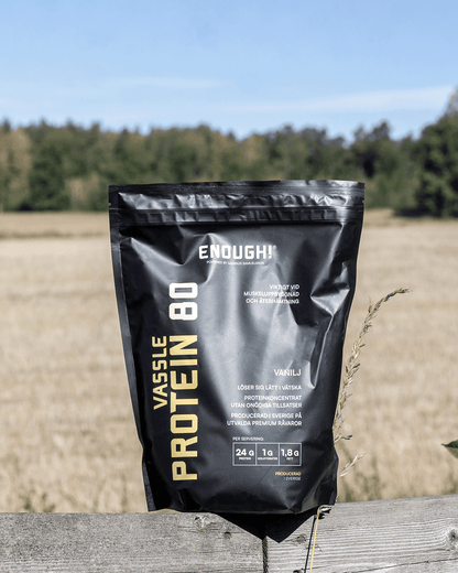 Enough Proteinkoncentrat 80 Vanilj 1 kg - TRÄNING & PERFORMANCE BUTIKEN